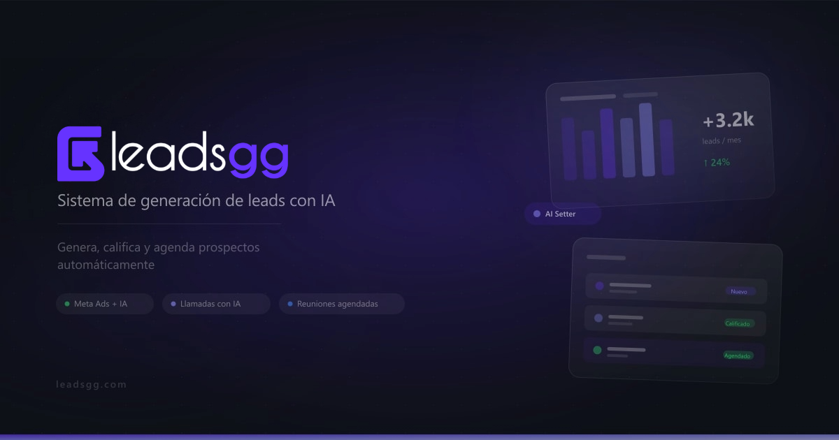 Generación de Leads con IA | Leadsgg